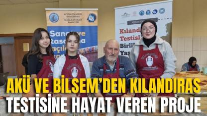 AKÜ ve BİLSEM’den Kılandıras Testisine Hayat Veren Proje