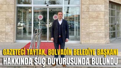 Gazeteci Taytak, Bolvadin Belediye Başkanı Hakkında Suç Duyurusunda Bulundu
