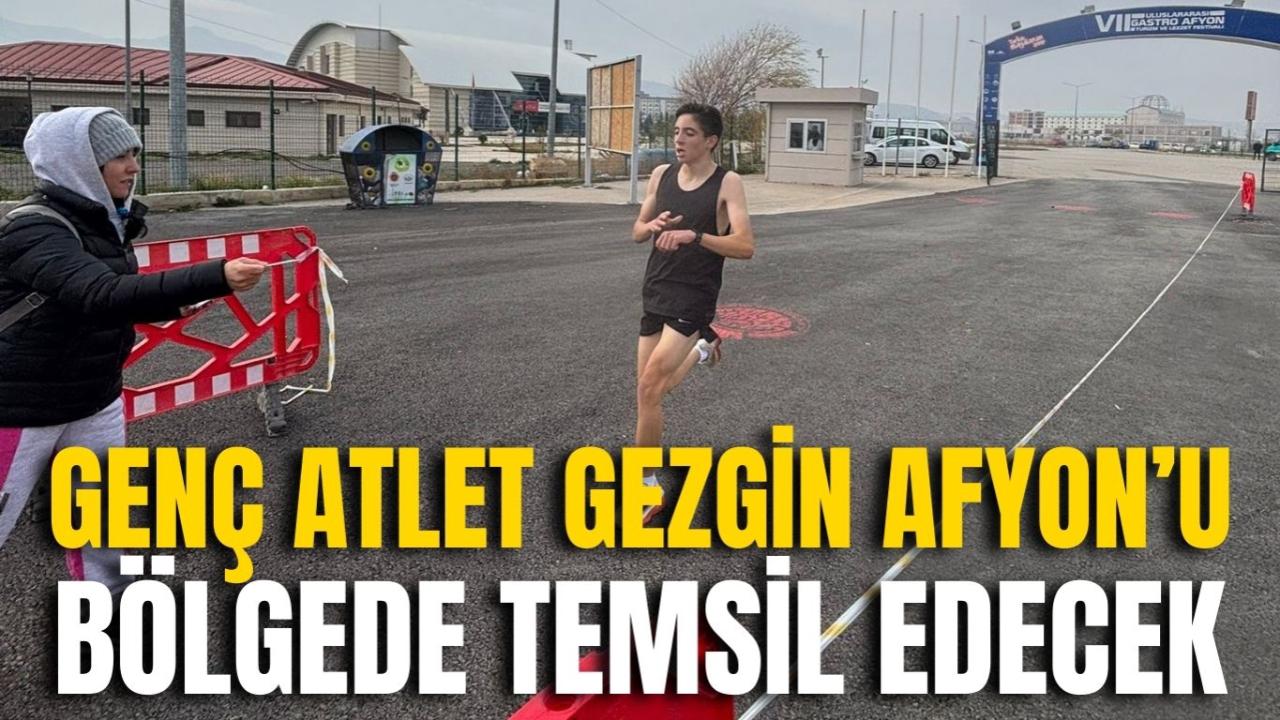Genç Atlet Gezgin Afyon’u Bölgede Temsil Edecek