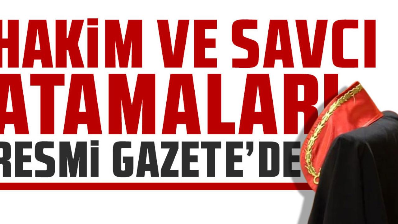 Resmî Gazete Yayınlandı: Afyon’un İki İlçesine Yeni Savcılar Atandı