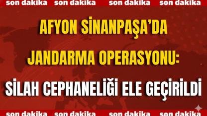 Sinanpaşa’da Jandarma Operasyonu: Silah Cephaneliği Ele Geçirildi