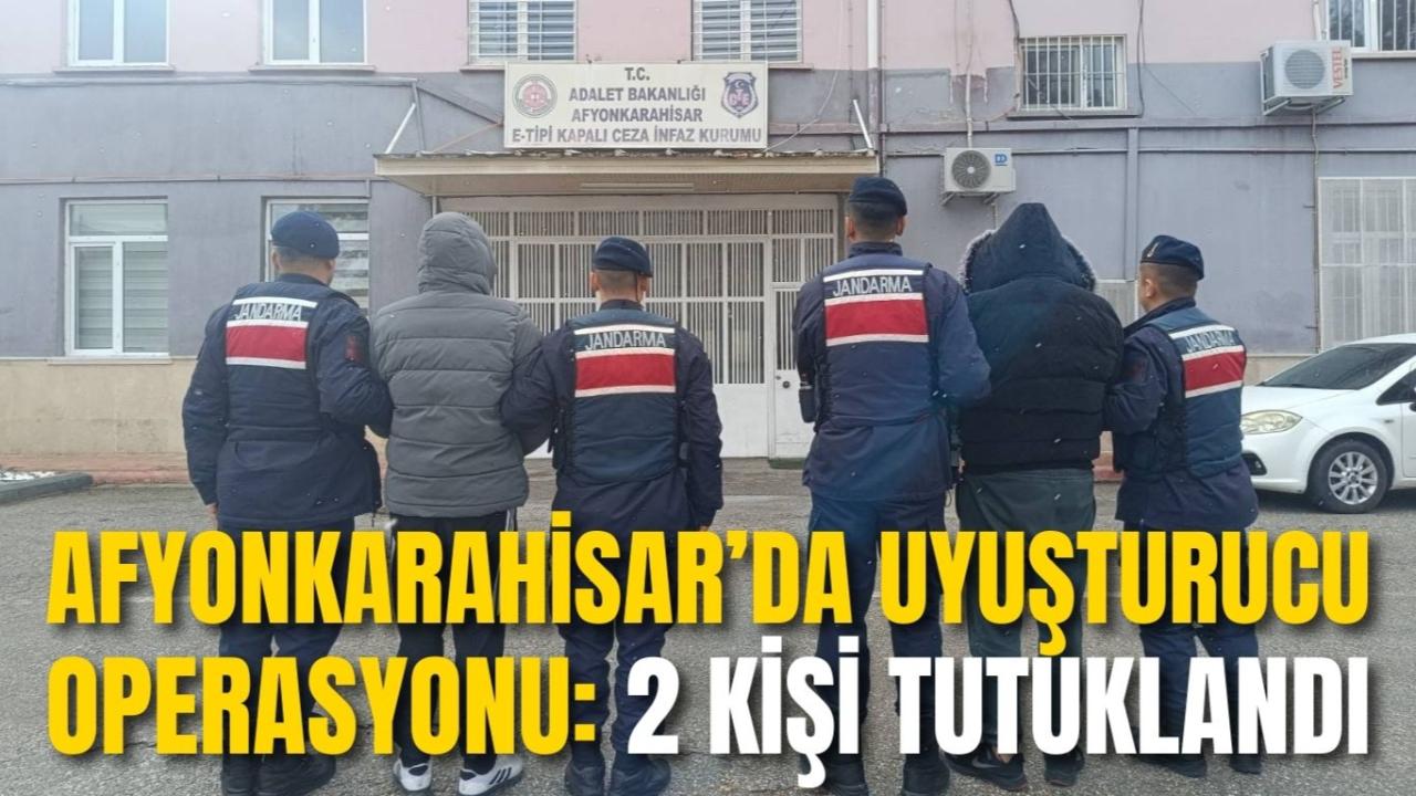 Afyon’da Uyuşturucu Operasyonu: 2 Kişi Tutuklandı