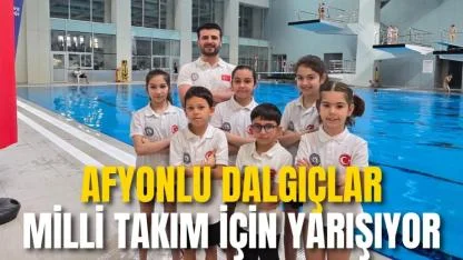 Afyonlu Dalgıçlar Milli Takım İçin Yarışıyor
