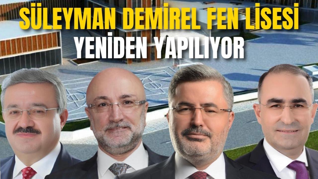 Süleyman Demirel Fen Lisesi Yeniden Yapılıyor