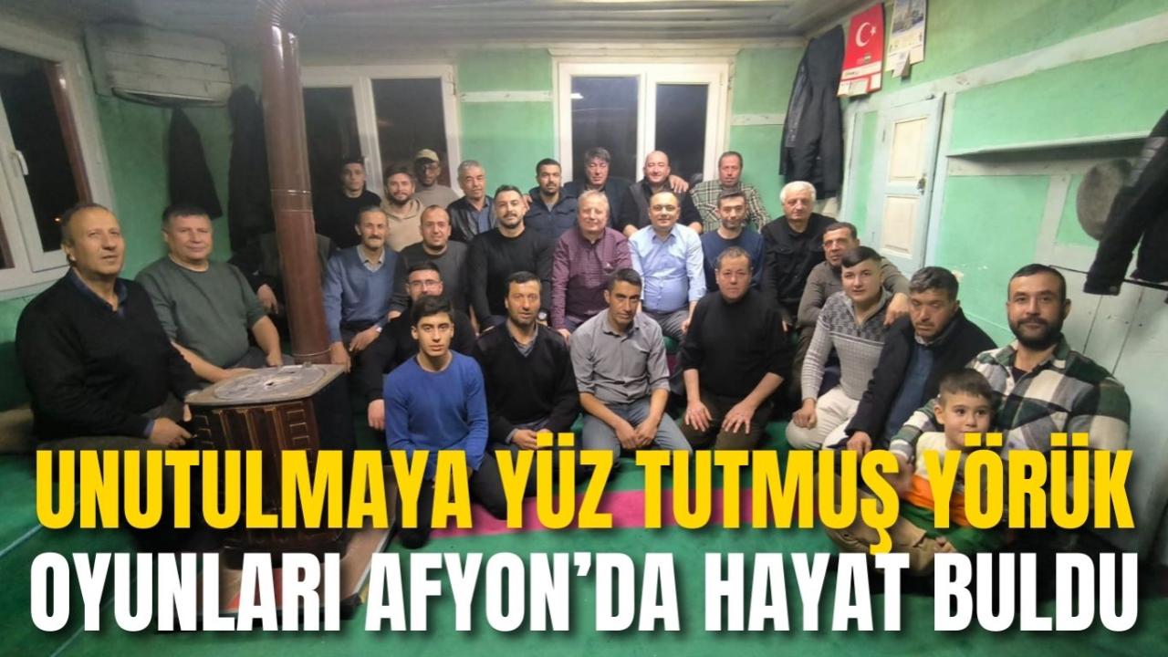 Unutulmaya Yüz Tutmuş Yörük Oyunları Afyon’da Hayat Buldu