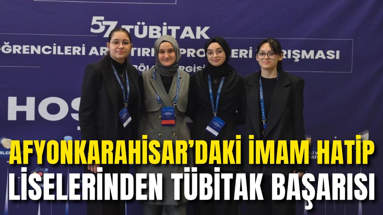 Afyon’daki İmam Hatip Liselerinden TÜBİTAK Başarısı