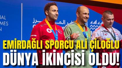 Emirdağlı Sporcu Ali Çiloğlu Dünya İkincisi Oldu!