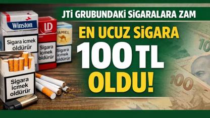 Sigaraya Zam Geldi! 100 TL Altında Sigara Kalmadı!