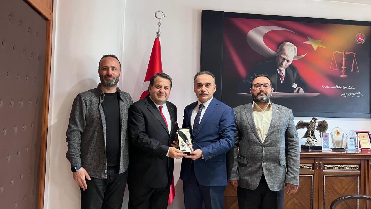Afyon İnternet Habercileri Derneği’nden Başsavcı Patlak’a Ziyaret