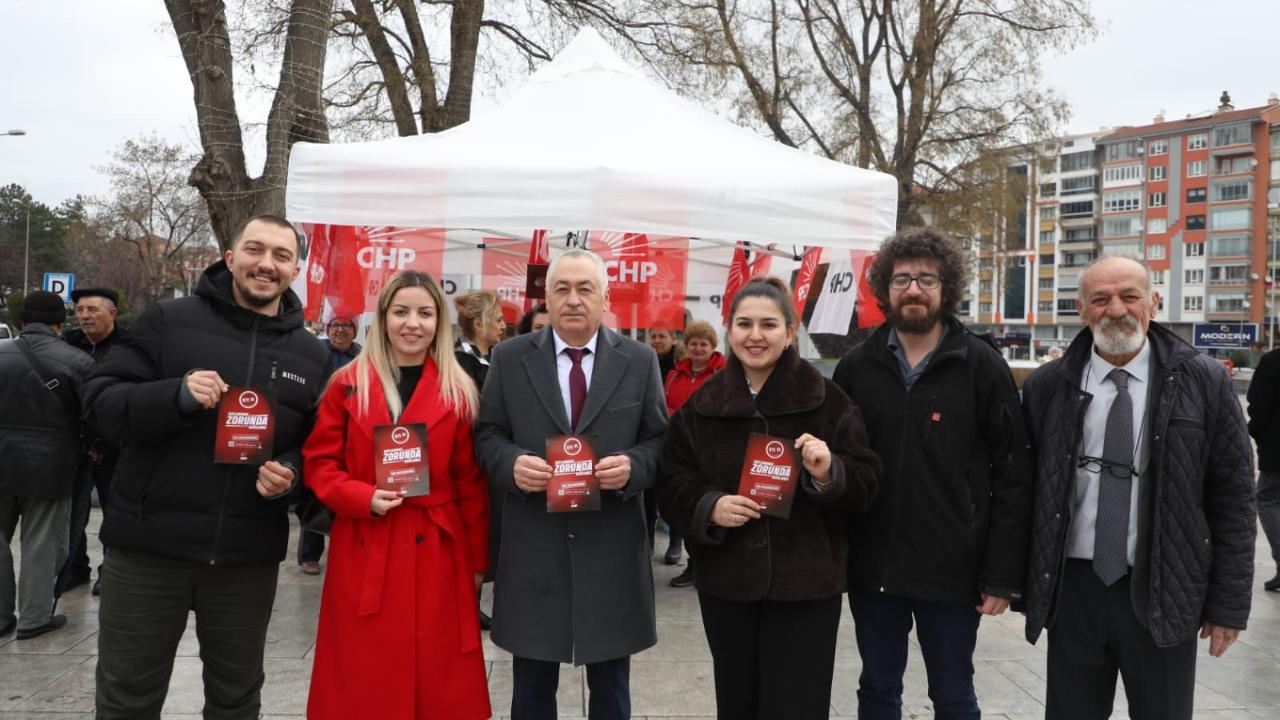 CHP Afyon’dan Üye Kayıt Kampanyası: "Yoksulluğa, Haksızlığa, Hukuksuzluğa Katlanmak Zorunda Değilsiniz"