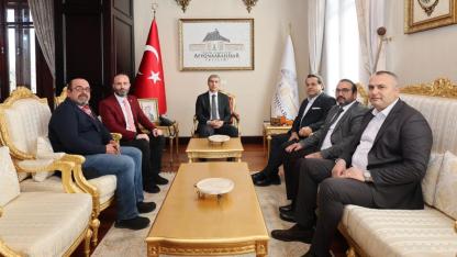 İnternet Habercileri Derneği’nden Vali Aktaş’a Ziyaret