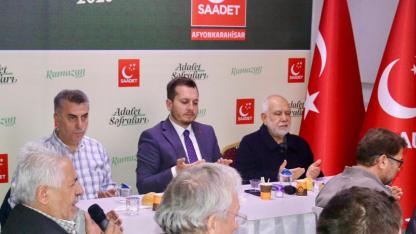 Saadet Partisi, Geçmişten Bugüne Emek Verenlerle İftar Sofrasında Buluştu