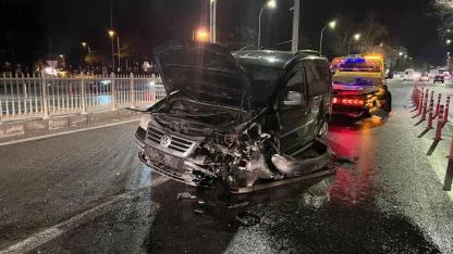 Afyon’da Şükrü Çelikalay Alt Geçidi’nde Trafik Kazası: 1 Kişi Yaralandı
