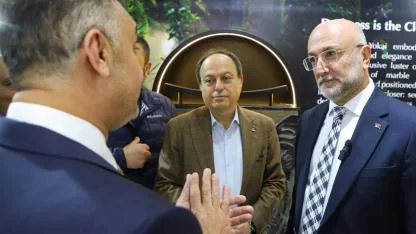 Ak Partili Şahin 31. Marble İzmir Fuarı’nda: “Asli Vazifemiz İlimizin İş İnsanlarının Önünü Açmaktır”