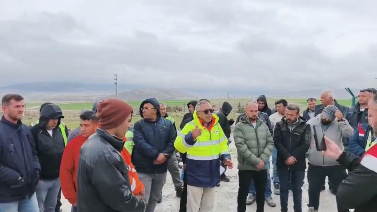 TİMOSEN Başkanı Sert Yüksek Hızlı Tren Bayat Şantiyesinde: “Emeğin Sömürülmesine İzin Vermeyeceğiz”