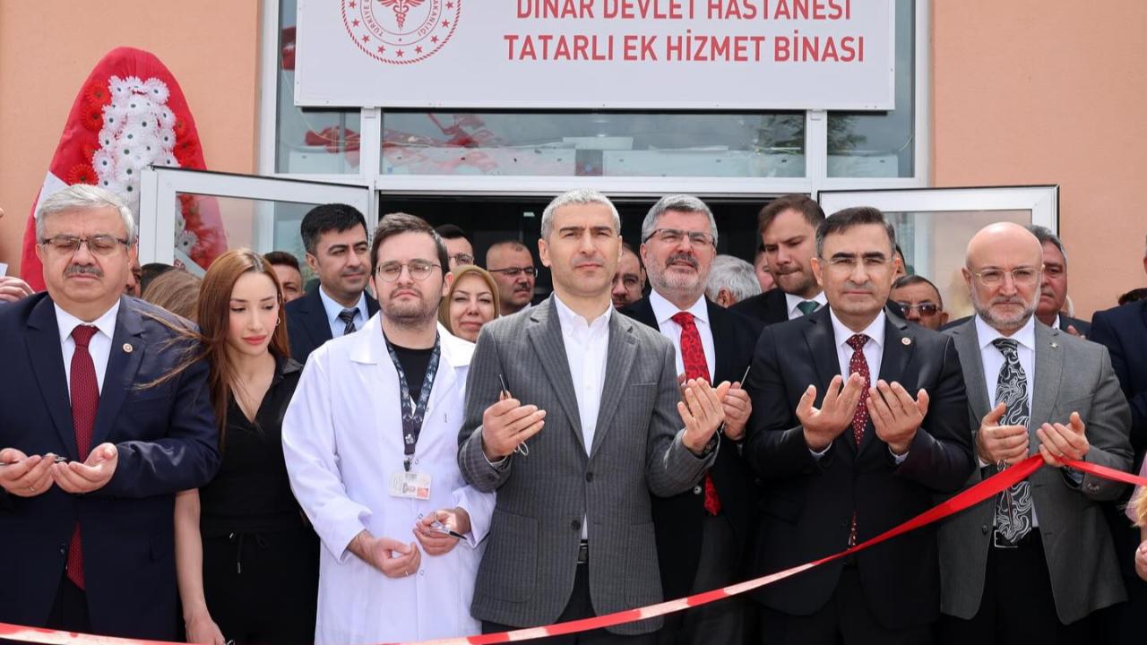 Afyon’da Dinar Devlet Hastanesi Ek Hizmet Binası Açıldı