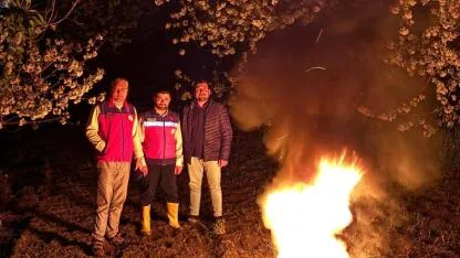 Afyon’da Zirai Don Tehlikesine Karşı Gece Boyunca Denetimler Sürüyor