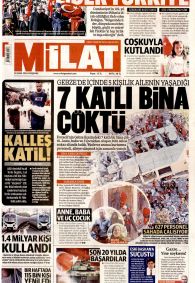 MİLAT Gazete Manşeti