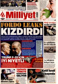 MİLLİYET Gazete Manşeti