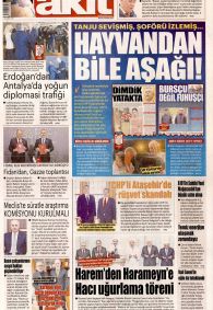 Yeni Akit Gazetesi Gazete Manşeti
