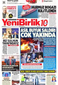 Yeni Birlik Gazete Manşeti