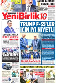 YENİBİRLİK Gazete Manşeti